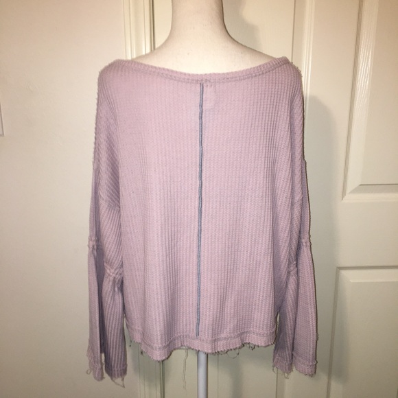 We The Free Oversized Waffle Textured Top - Picture 5 of 9